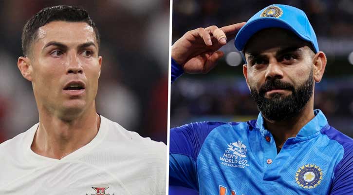 রোনালদোর সমালোচকদের ধুয়ে দিলেন কোহলি