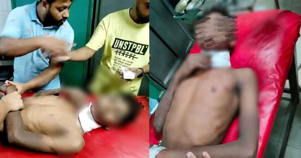 রক্তাক্ত গলাকাটা অবস্থায় মাটিতে গড়াগড়ি করছিলো অটোচালক