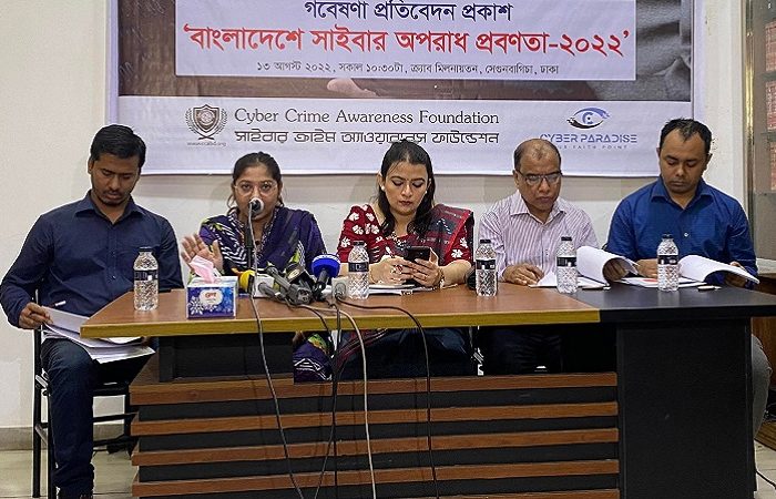 দেশে সাইবার অপরাধে ৫০.২৭ শতাংশই বুলিংয়ের শিকার