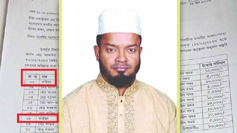 সরকারী অনুদানের তালিকায় নড়াইলের জামায়াত সংসদ সদস্যের মেয়ের নাম