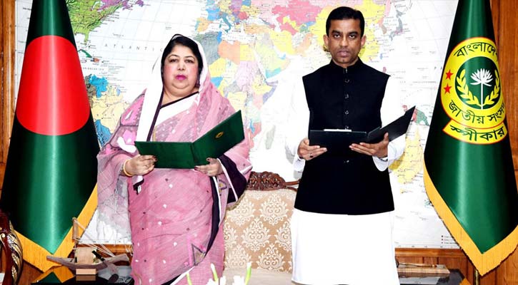 এমপি হিসেবে শপথ নিলেন মাহমুদ হাসান রিপন