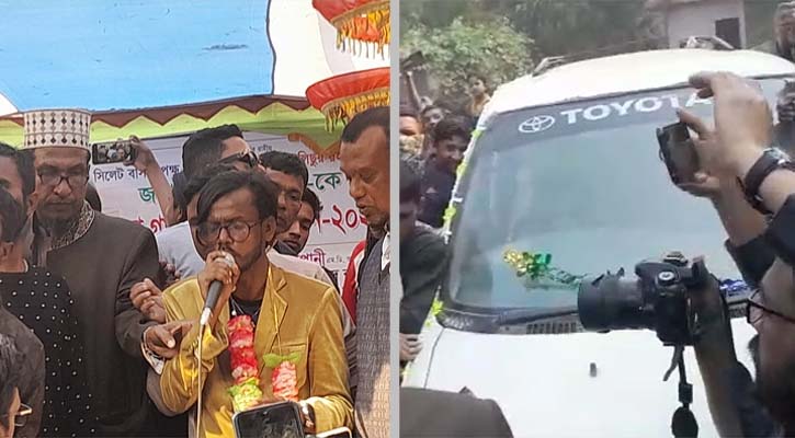 উপহার পাওয়া গাড়িটি অ্যাম্বুলেন্সের জন্য দিলেন হিরো আলম