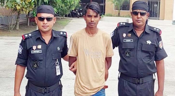মুখে গামছা বেঁধে কিশোরীকে ধর্ষণ, যুবক গ্রেপ্তার