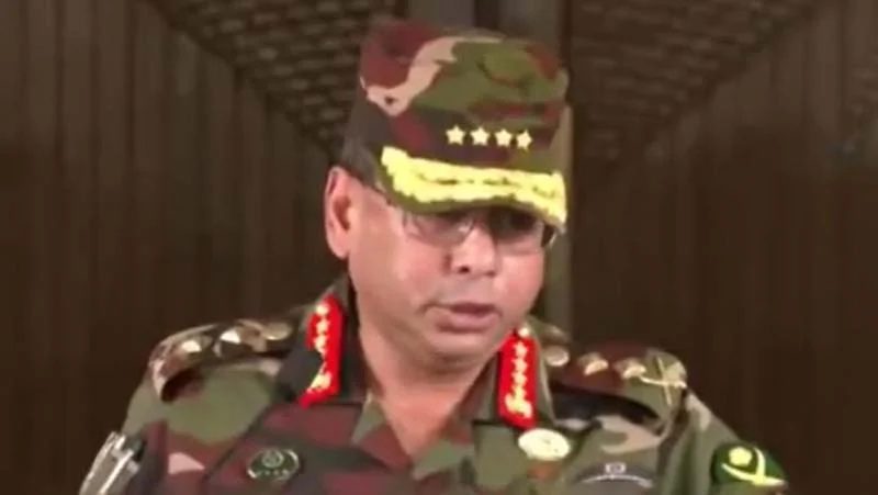অন্তর্বর্তীকালীন সরকারের শপথ বৃহস্পতিবার: সেনাপ্রধান