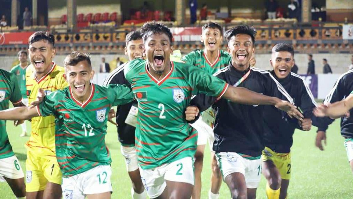 জুনিয়র সাফের সেমিফাইনালে বাংলাদেশ