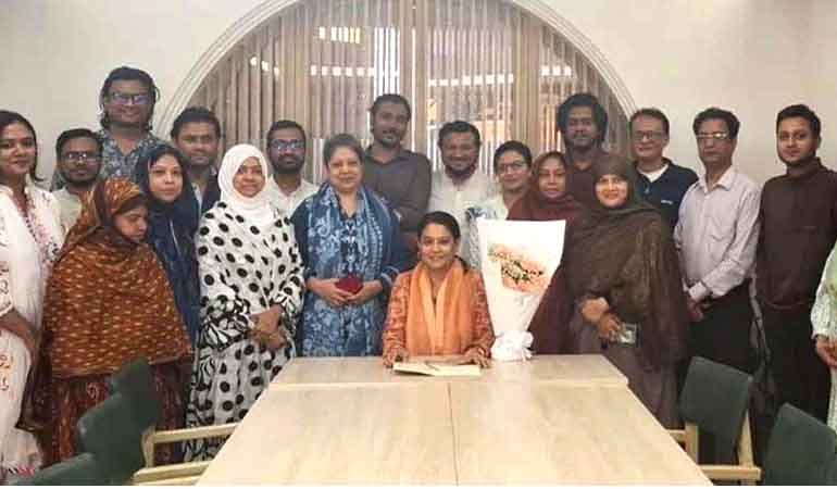বেলায় ফিরলেন সৈয়দা রিজওয়ানা হাসান