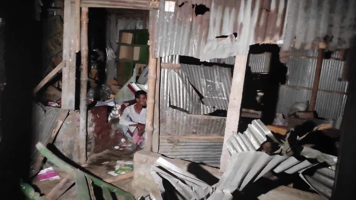 শেরপুরে অর্ধশতাধিক বাড়িঘরে ভাংচুর–লুটপাট, আহত ১০