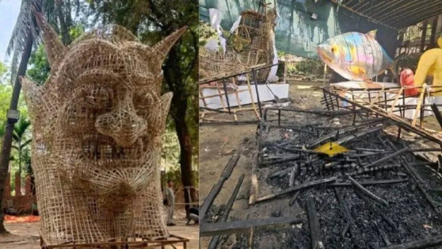 ফ্যাসিস্ট মোটিফ পোড়ানোর ঘটনা তদন্তে ৫ সদস্যের কমিটি