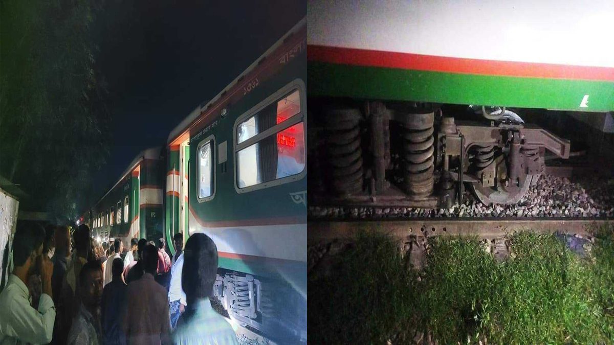 ব্রহ্মপুত্র এক্সপ্রেস লাইনচ্যুত, ঢাকা-ময়মনসিংহ রেল বন্ধ
