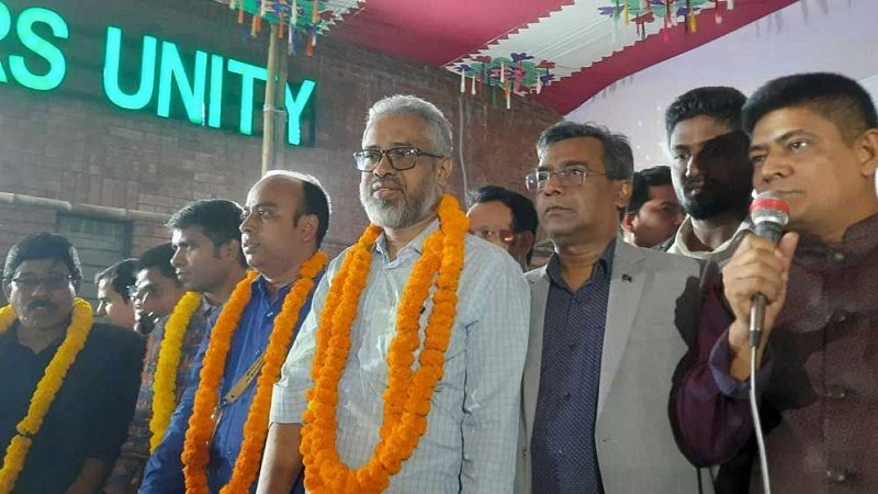 ঢাকা রিপোর্টার্স ইউনিটির নতুন সভাপতি আকন, সম্পাদক সোহেল