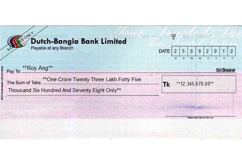 ব্যাংকের চেকে ‘Lac’ নাকি ‘Lakh’ কোনটি লিখবেন?