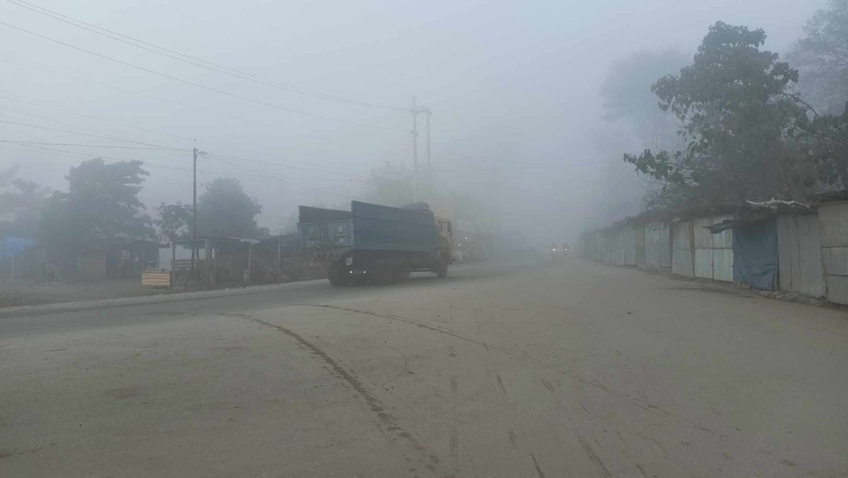 তীব্র শীতে বিপর্যস্ত পঞ্চগড়
