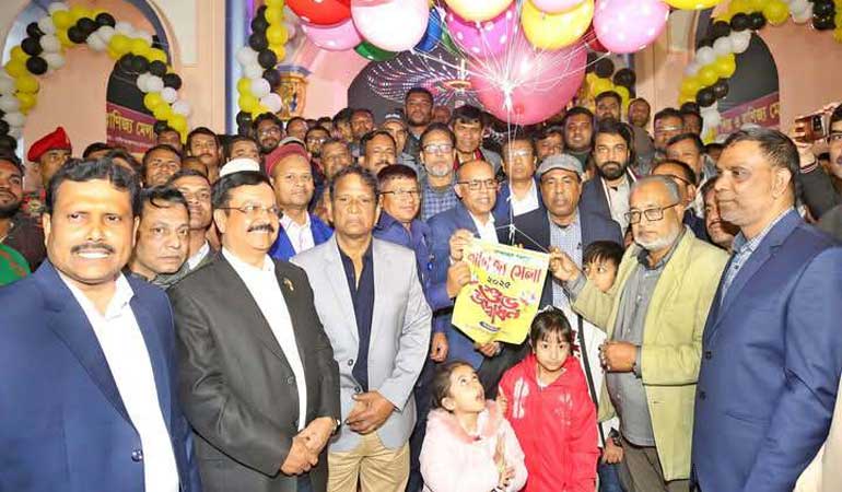 বগুড়ায় মাসব্যাপি শিল্প ও বাণিজ্য মেলার উদ্বোধন