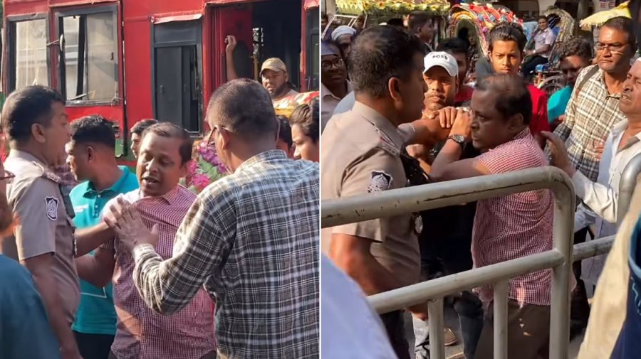 পুলিশের সঙ্গে ধস্তাধস্তির ভাইরাল ভিডিও নিয়ে যা জানা গেল