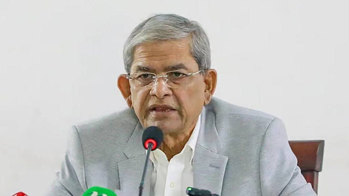 রাষ্ট্রপতি পদে বিএনপির মনোনয়ন পেলেন মির্জা ফখরুল