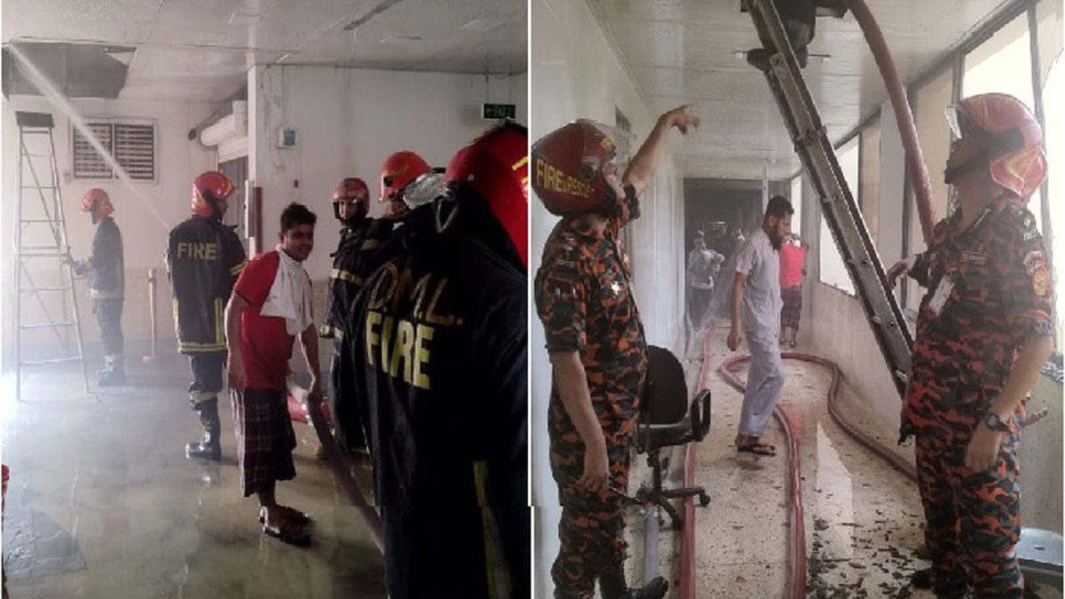নারায়ণগঞ্জে ওষুধ কারখানার আগুন নিয়ন্ত্রণে