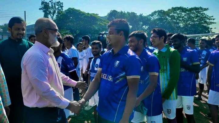 জামালপুরে আশেক মাহমুদ কলেজে আন্তঃবিভাগ ফুটবল টুর্নামেন্টের উদ্বোধন
