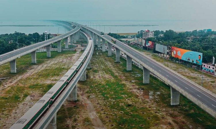 ঢাকা-পদ্মা সেতু ট্রেন চলাচল স্বাভাবিক