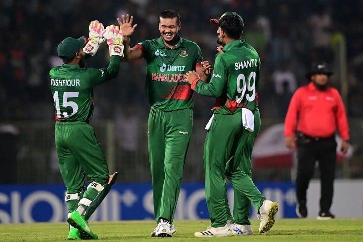 তাসকিনের জোড়া আঘাতে জয়ের পথে টাইগাররা