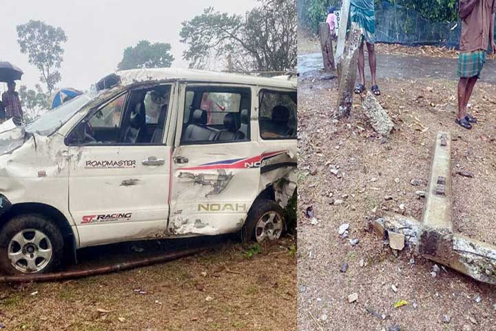 ট্রেনের সঙ্গে মাইক্রোবাস সংঘর্ষ, আহত ২