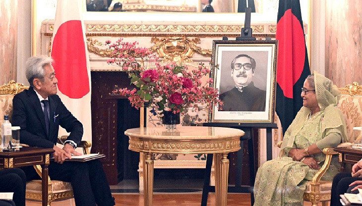 প্রধানমন্ত্রীর সঙ্গে জাইকা প্রেসিডেন্টের সৌজন্য সাক্ষাৎ