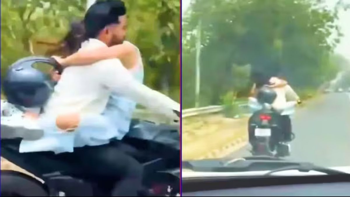 বান্ধবীকে কোলে নিয়ে বাইক চালানোয় ৭৫ হাজার টাকা জরিমানা