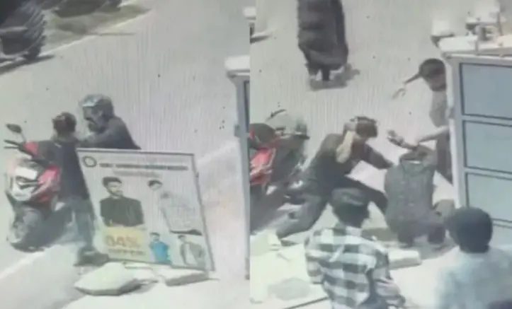 রাস্তায় স্ত্রীকে মারধর করতে গিয়ে গণপিটুনির শিকার যুবক, ভিডিও ভাইরাল