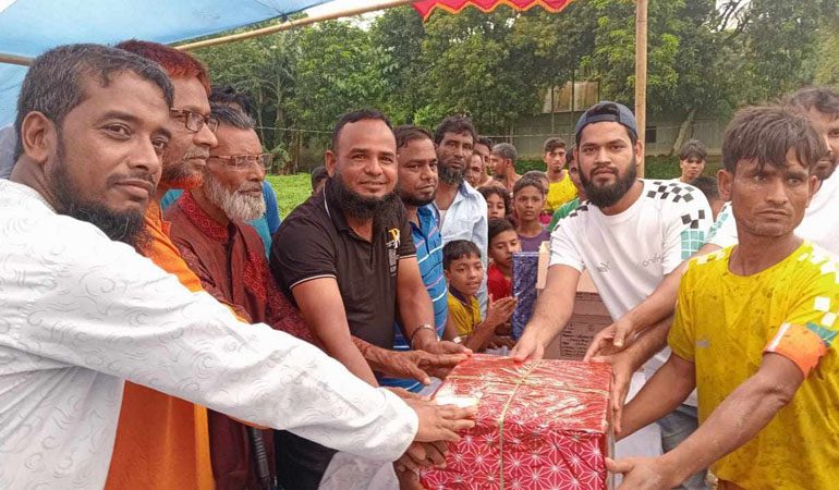 জামালপুরে বিবাহিত বনাম অবিবাহিতের মাঝে ফাইনাল খেলা অনুষ্ঠিত