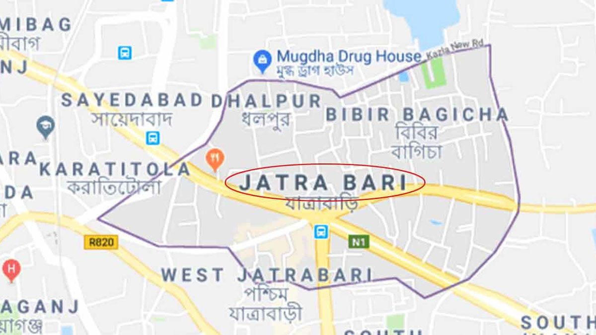 যাত্রাবাড়ীতে বাসের ধাক্কায় যুবক নিহত