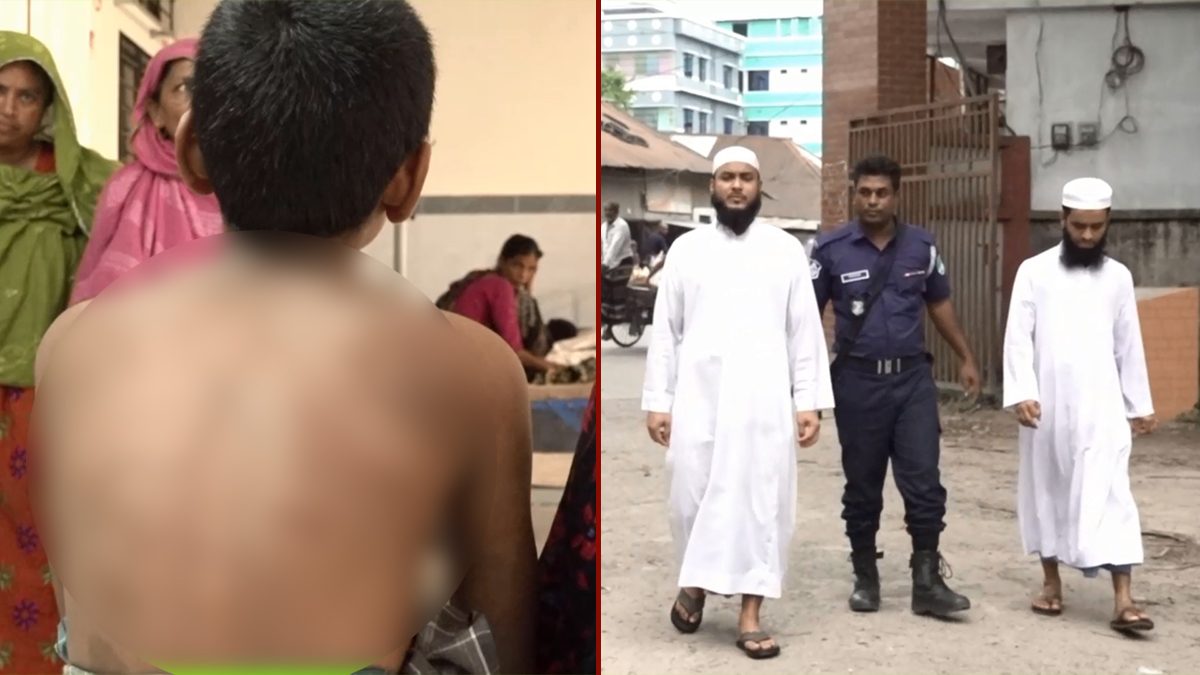 হাত-পা বেঁধে মাদরাসাছাত্রকে মধ্যযুগীয় কায়দায় নির্যাতন, ২ শিক্ষক আটক