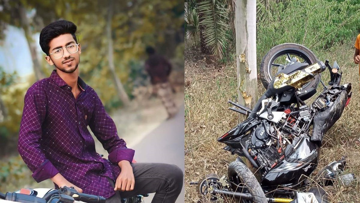 গাছের সঙ্গে মোটরসাইকেলের ধাক্কা, স্কুলছাত্র নিহত