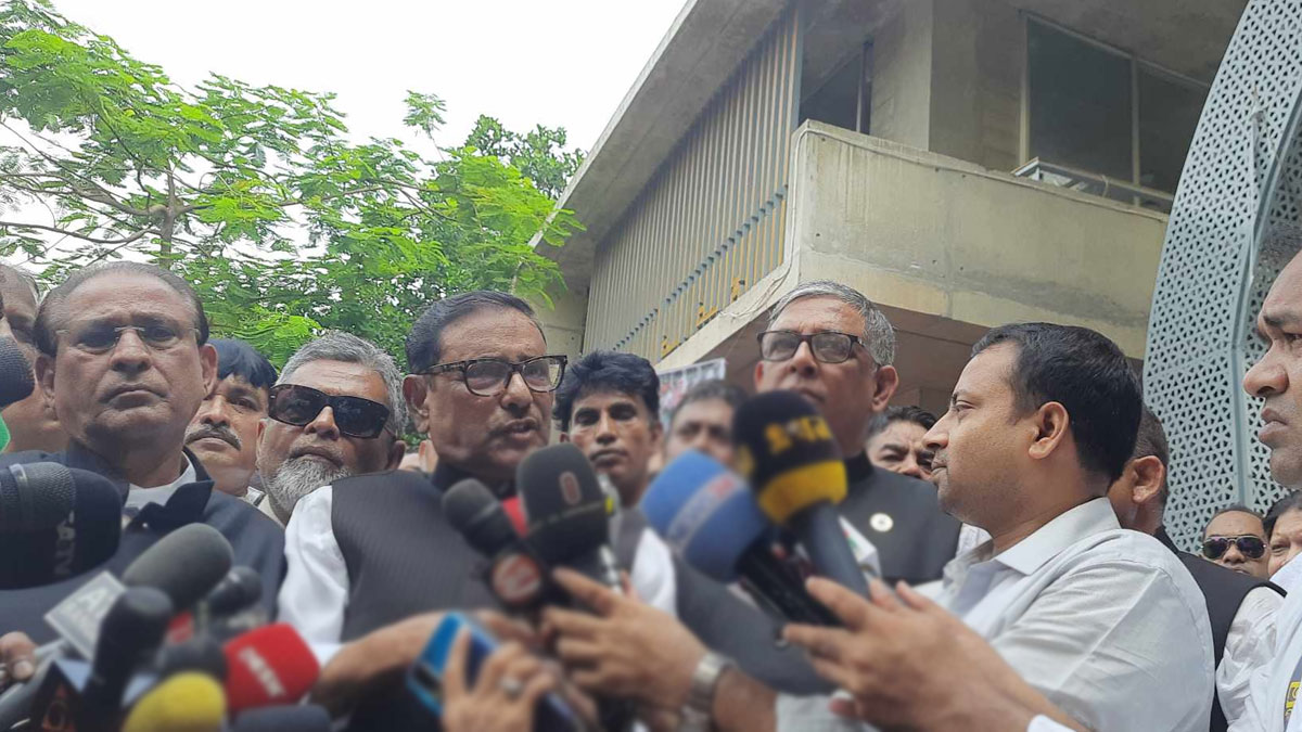নো বলে গুগলিও হয় না, আউটও হয় না : ফখরুলকে কাদের