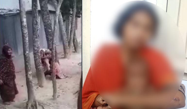 পুত্রবধূকে নির্যাতন শাশুড়ির,সোশ্যাল মিডিয়ায় ভিডিও ভাইরাল