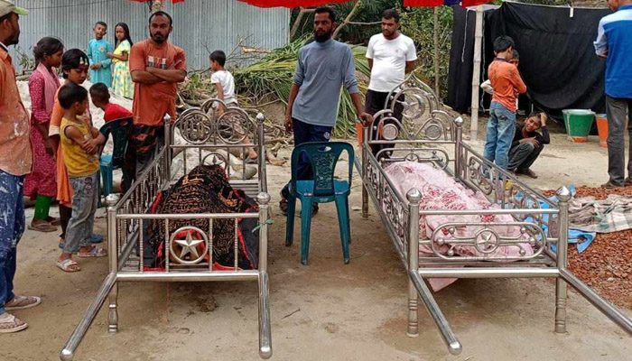 দুই ঘণ্টার ব্যবধানে বাবা-ছেলের মৃত্য