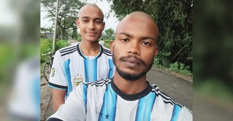 আর্জেন্টিনার পরাজয়ে হতাশা, মাথা ন্যাড়া করে সমর্থন ছাড়লেন দুই যুবক
