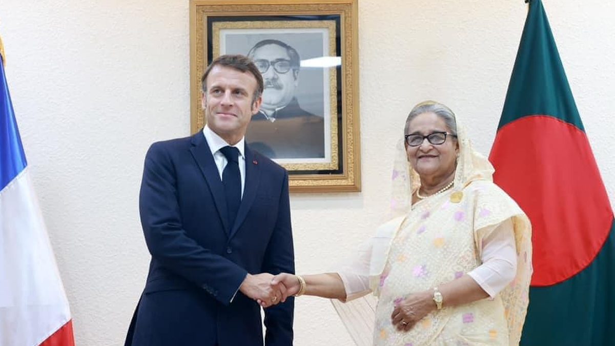হাসিনা-ম্যাখোঁ বৈঠক: বাংলাদেশ-ফ্রান্সের দুই চুক্তি সই