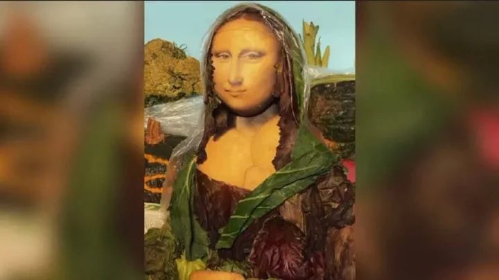 ভিডিও:আলু দিয়ে আঁকলেন মোনালিসার ছবি!