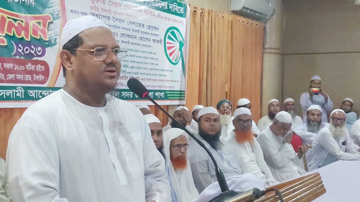 তত্ত্বাবধায়ক সরকার দিতে এত ভয় কেন : চরমোনাই পীর