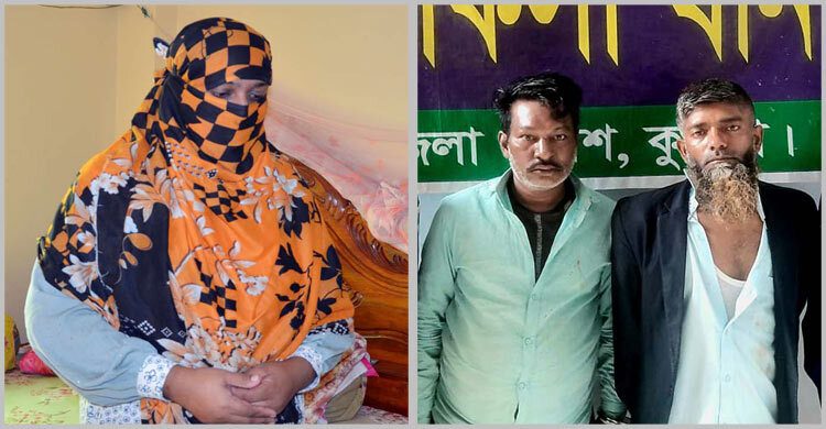 ডাকাতি করতে এসে নারীর হাতে ধরা পড়লো দুই চোর
