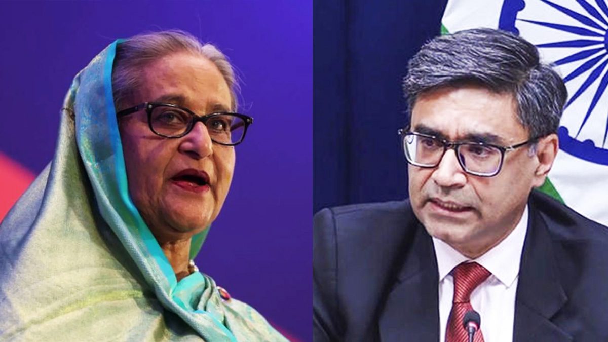 অন্তর্বর্তী সরকারকে নিয়ে শেখ হাসিনার দেয়া বক্তব্য সমর্থন করে না ভারত