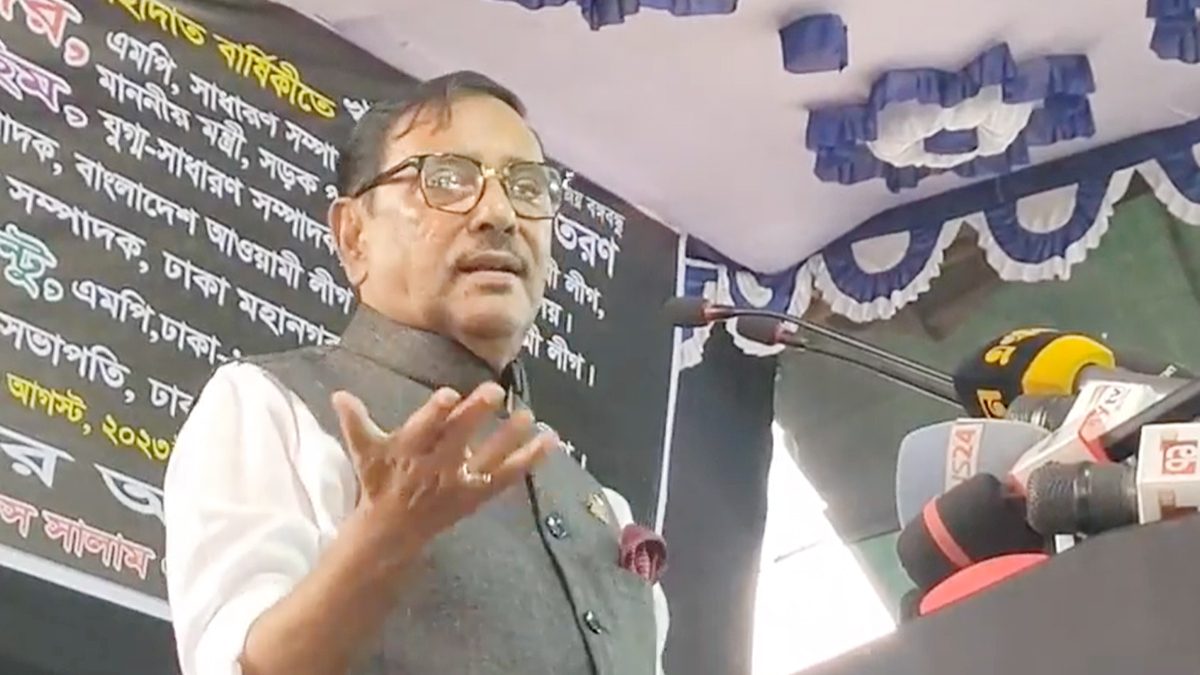 দেশ বাঁচাতে হলে আগামী নির্বাচনে শেখ হাসিনার কোনো বিকল্প নেই: কাদের