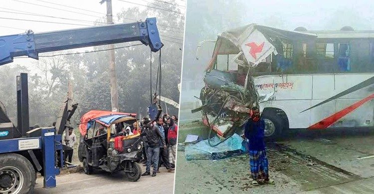 রংপুরে সড়ক দুর্ঘটনায় ঝরে গেল ৫ প্রাণ