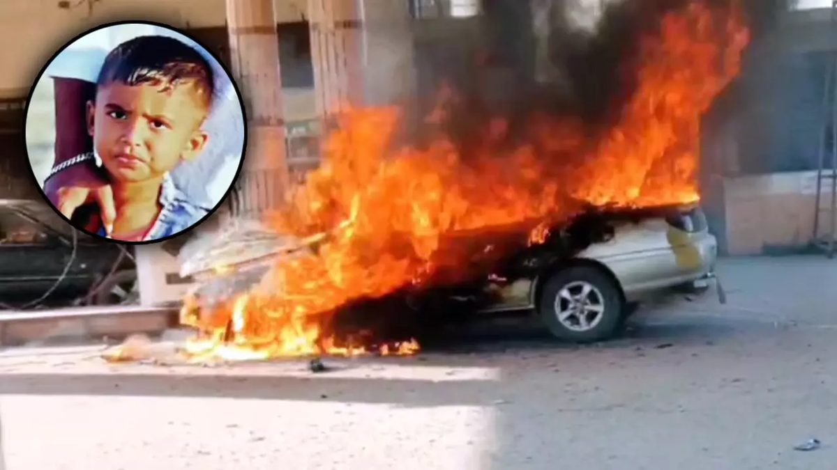 মায়ের সামনেই প্রাইভেটকারে পুড়ে মারা গেলো শিশু জিহান