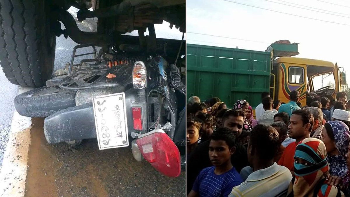 ট্রাকচাপায় দুই মোটরসাইকেল আরোহীর মৃত্যু