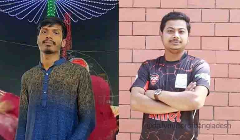 সনাতন বিদ্যার্থী সংসদের নেতৃত্বে পাপ্পু ও মহেন্দ্র নাথ।