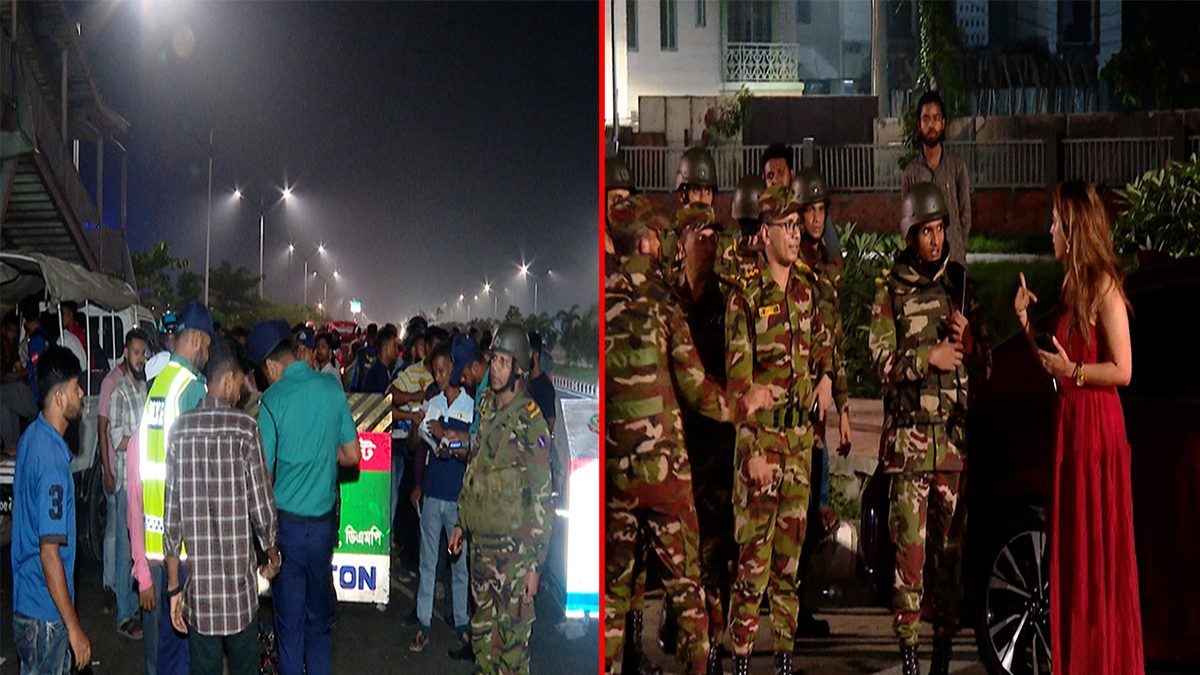 রাজধানীর ৩শ’ ফিট সড়কে সেনাবাহিনীর যৌথ অভিযান, আটক ১২