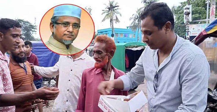 নারীকাণ্ডে এমপি নজরুলের বহিষ্কারের খবরে সাতক্ষীরার শ্যামনগরে মিষ্টি বিতরণ