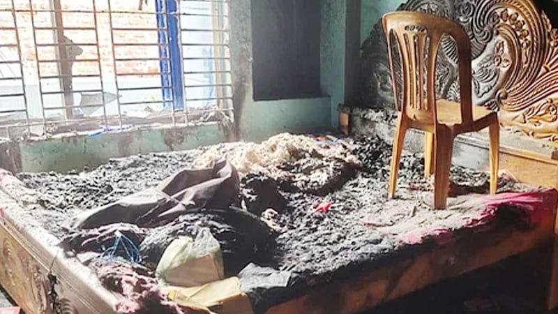 গ্যাস সিলিন্ডার বিস্ফোরণে একই পরিবারের ৪জন দগ্ধ