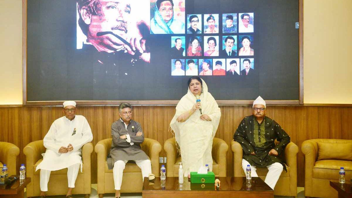 ধানমন্ডি ৩২ নম্বর বাড়ি স্বাধীনতার সূতিকাগার : স্পিকার