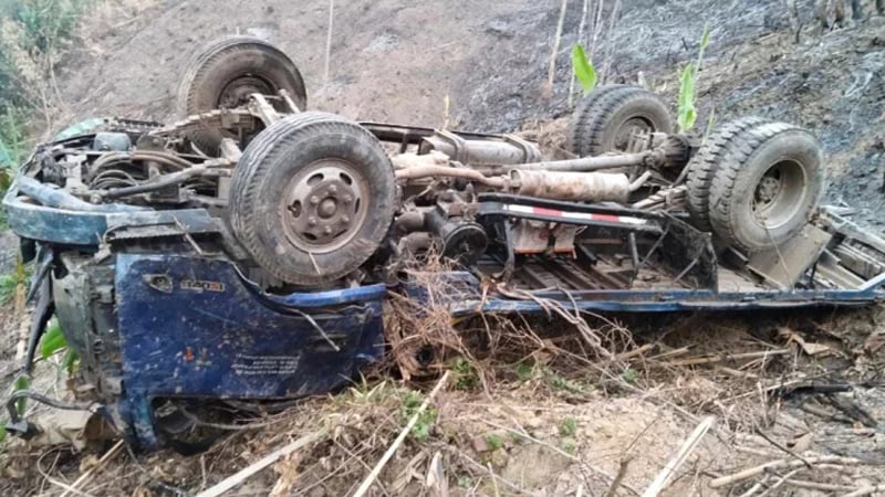 রাঙ্গামাটিতে ডাম্পট্রাক দুর্ঘটনায় নিহতের সংখ্যা বেড়ে ৯